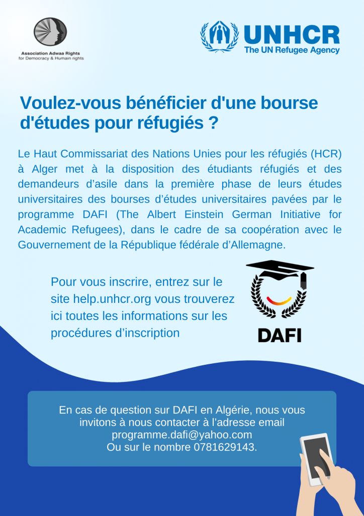 Education Opportunities - UNHCR Algeria