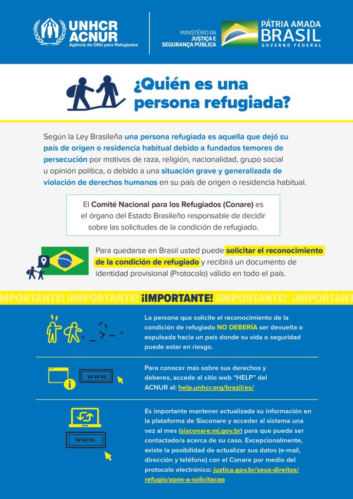 Cómo solicitar la condición de refugiado? - ACNUR Brasil