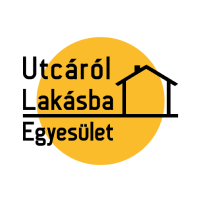 Utcarol Lakasba Egyesulet (From Streets to Homes Association) logo
