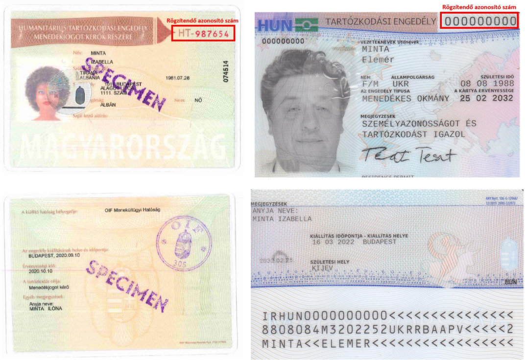 The humanitarian residence permit and the Temporary Protection residence permit