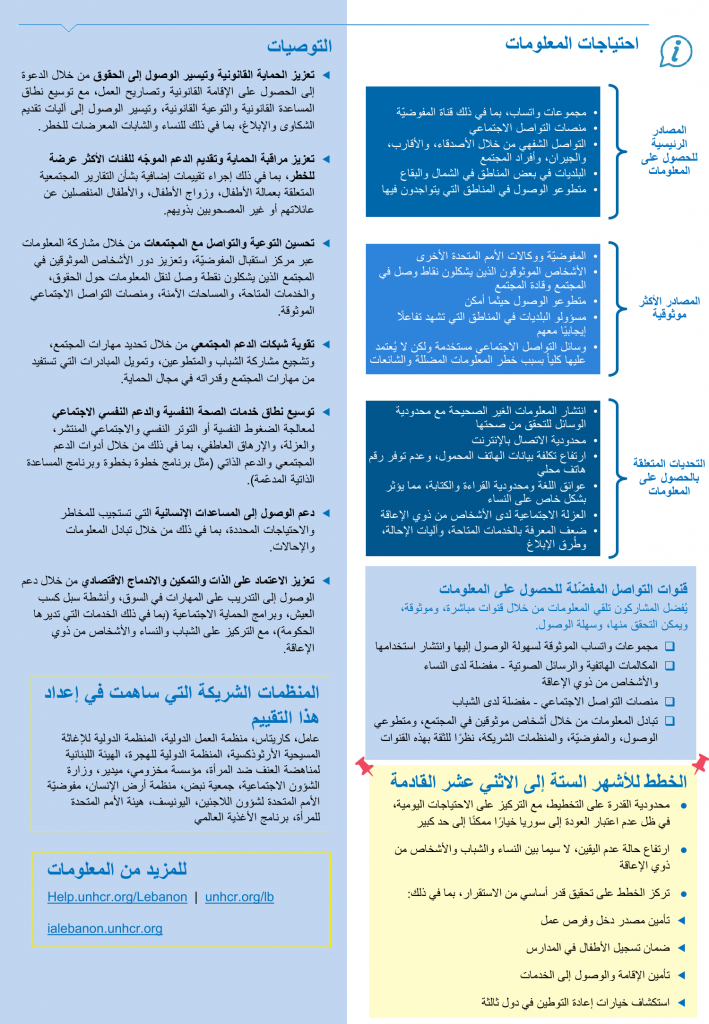 Participatory assessment report