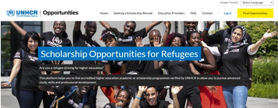 Scholarship Opportunities for Refugees