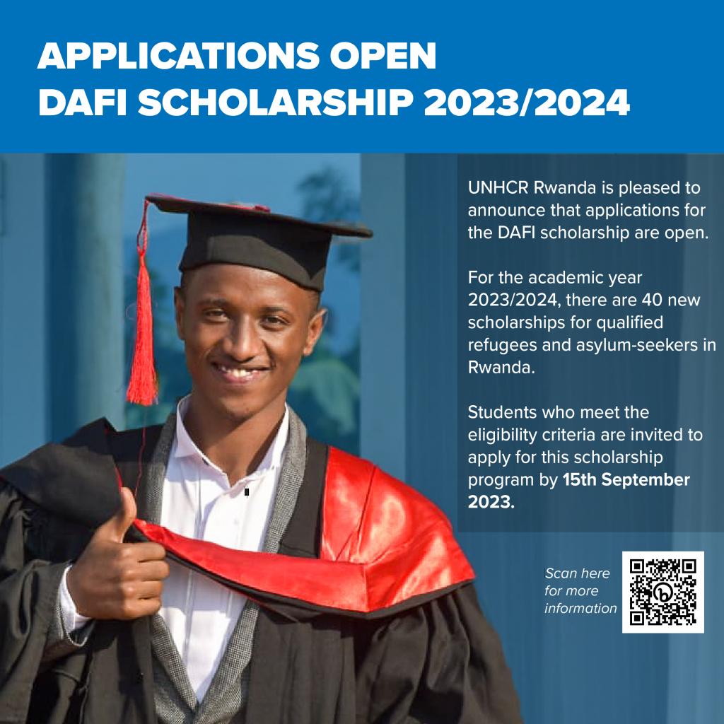 Application for DAFI Scholarship Programme for Academic Year 2023/2024