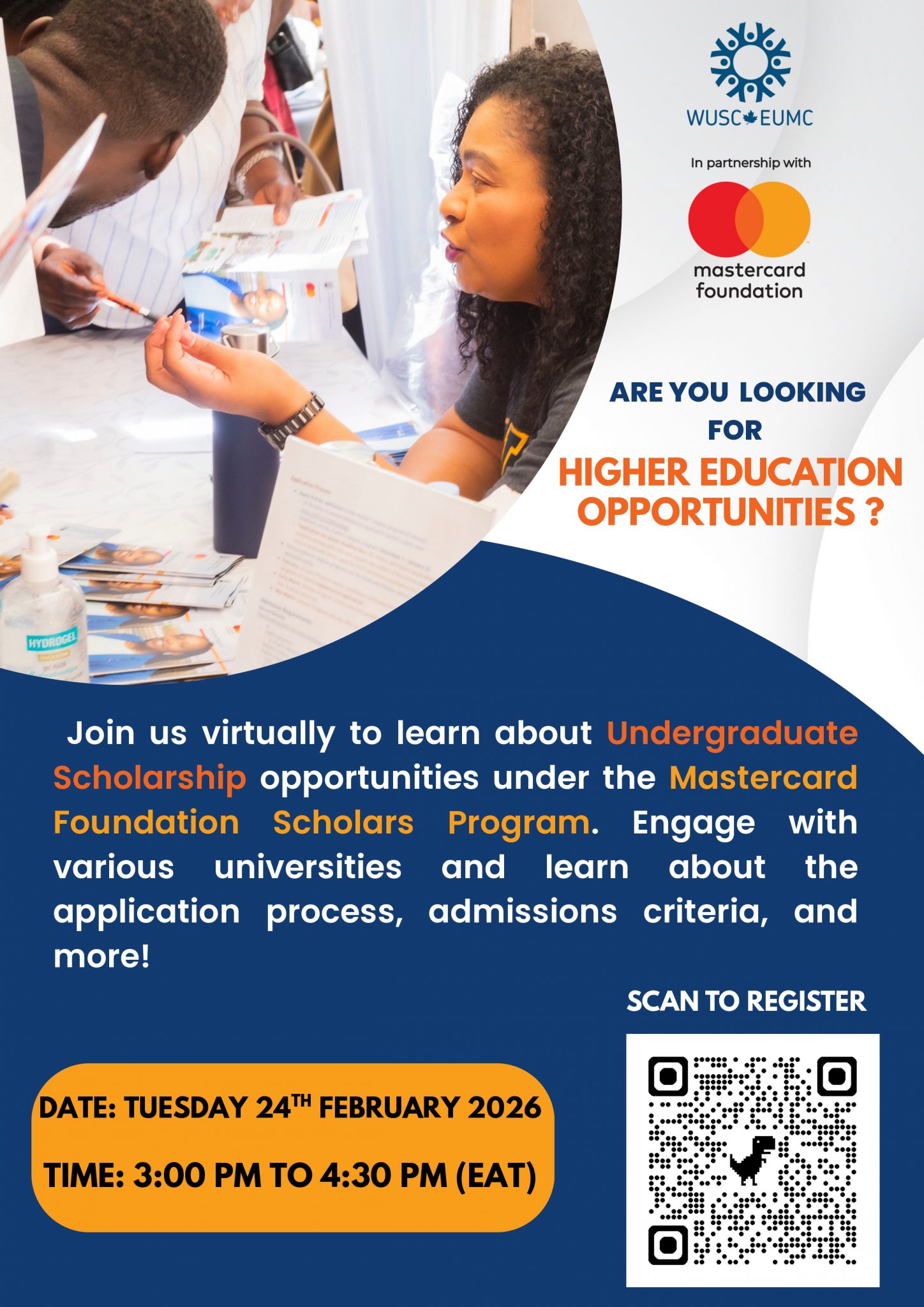 Mastercard Foundation Scholars Program Undergraduate Virtual Outreach ...