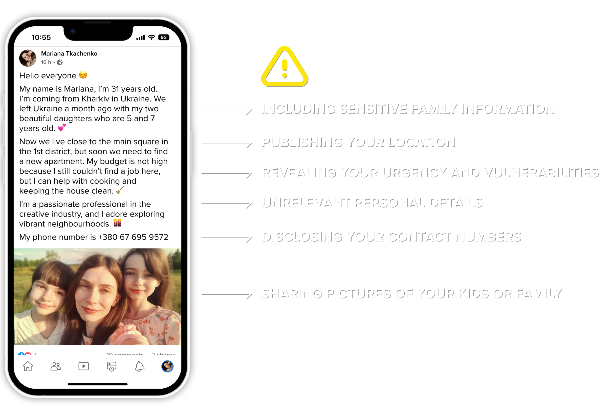 Signs of revealing too much in your request for assistance