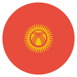 Flag: Kirguistán
