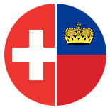 Flag: Suiza y Liechtenstein